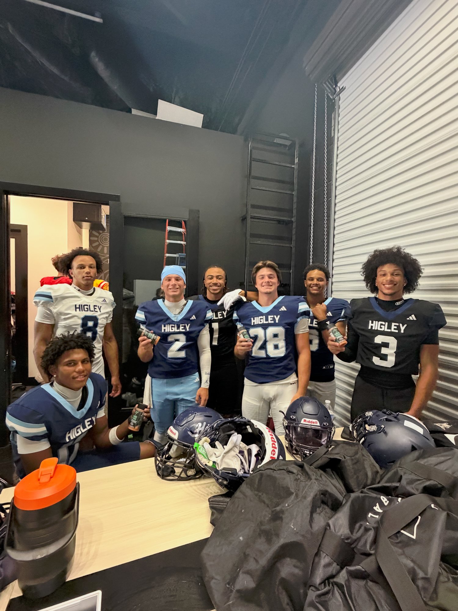Higley High School football team with Alkaline Activated
