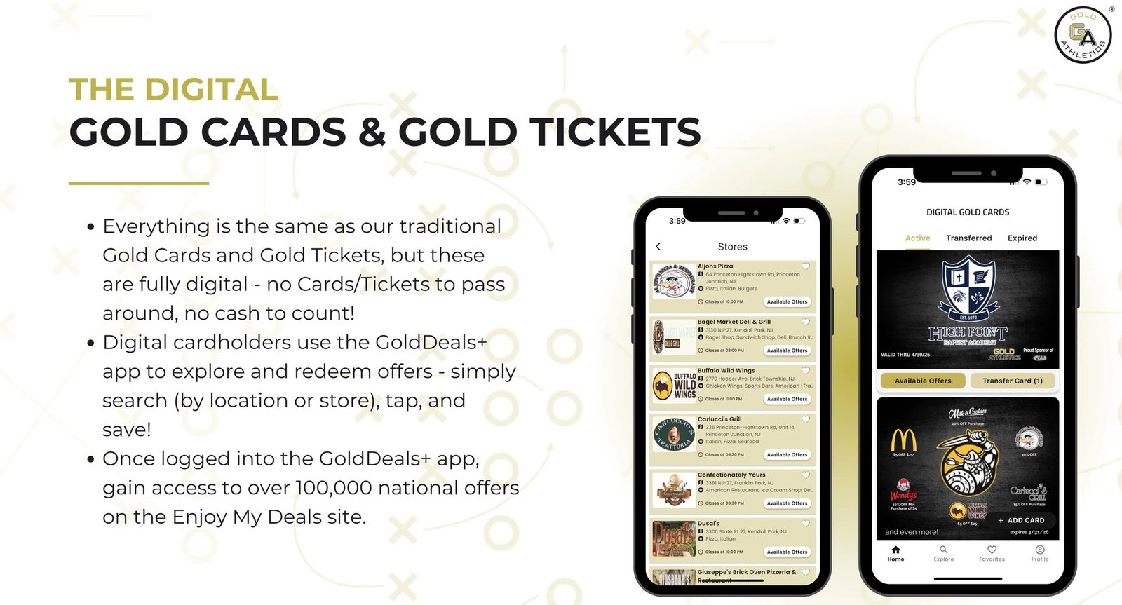 Gold Athletics digital fundraising