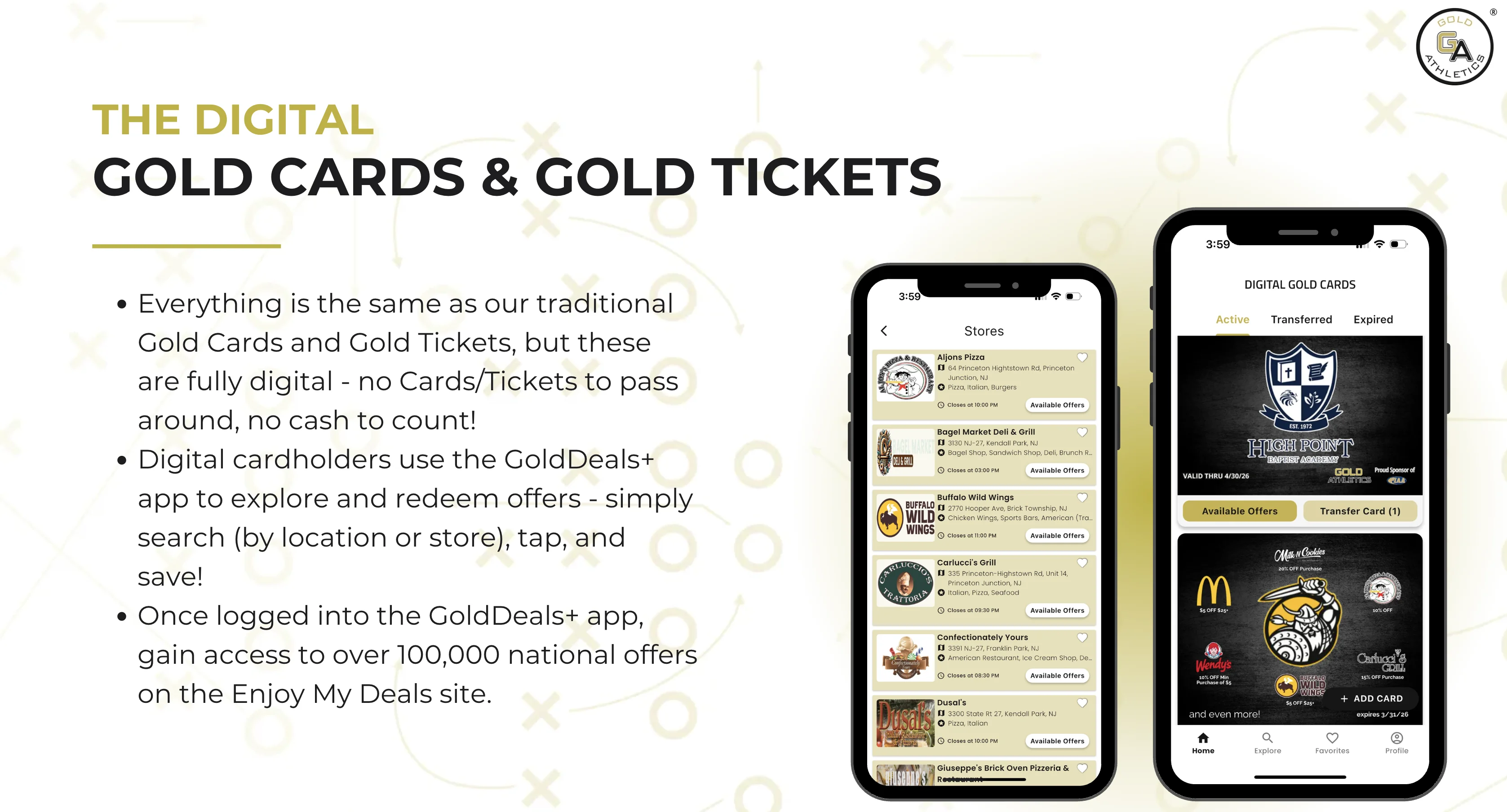 Gold Athletics digital fundraising
