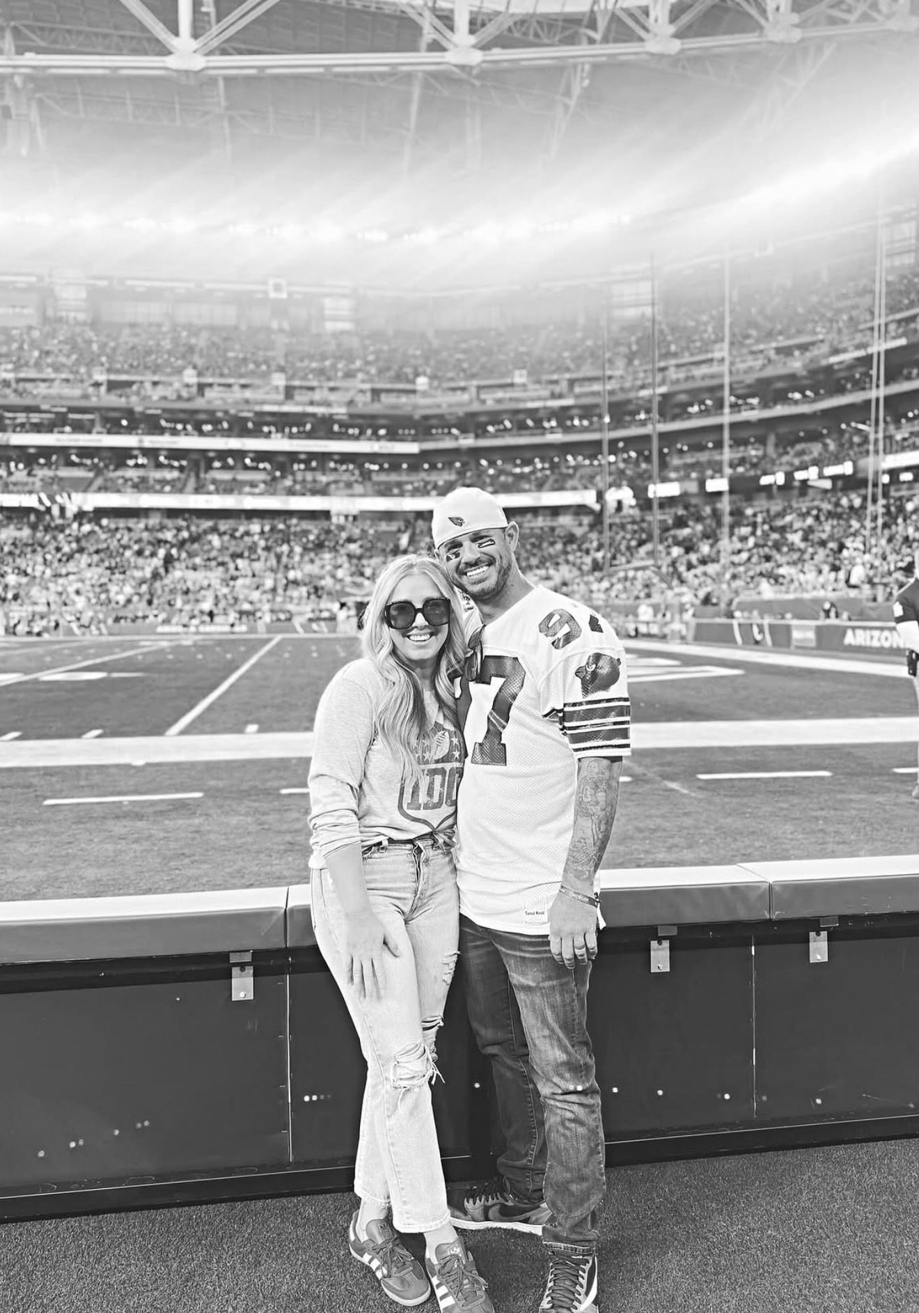 Richard Appel of Dry Star Restoration at the Arizona Cardinals stadium