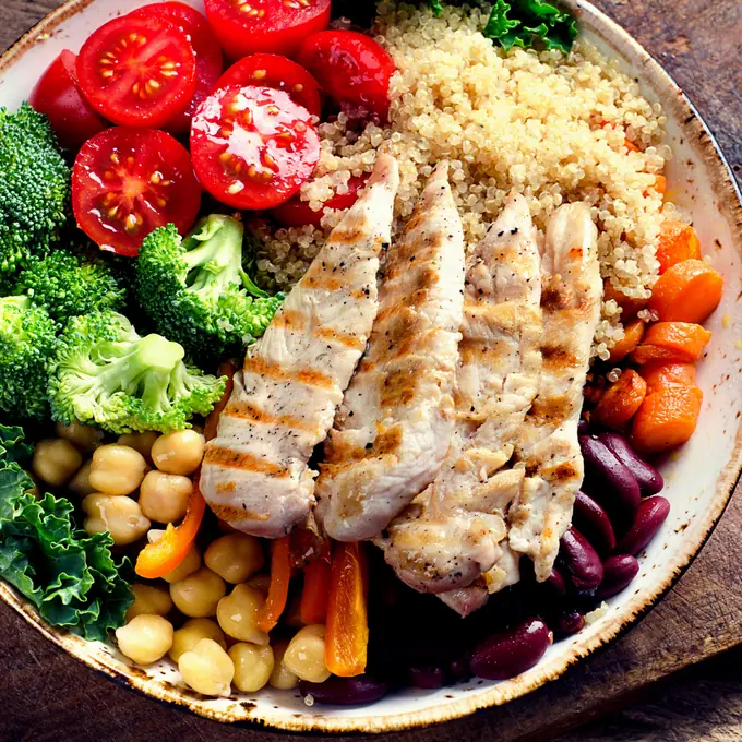 Athlete meal prep and nutrition